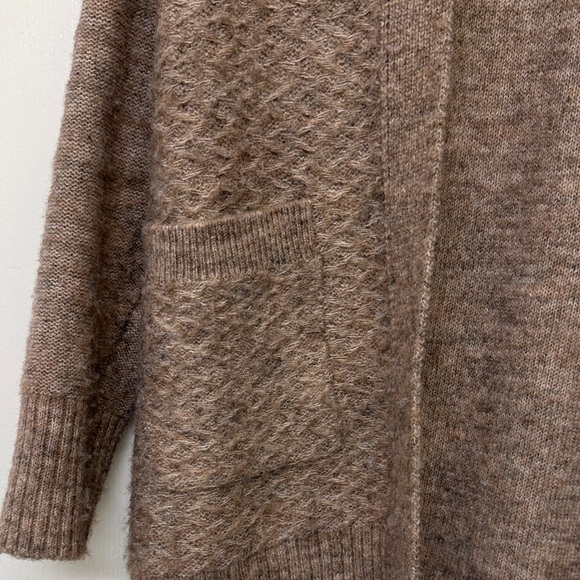 Croft and barrow Brown Open-Front Cardigan - Picture 3 of 7